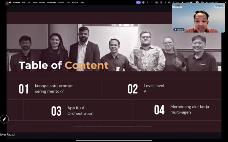 Pahami AI Orchestration, Endatoe Foundation Gelar Webinar Edukasi AI untuk Generasi Muda